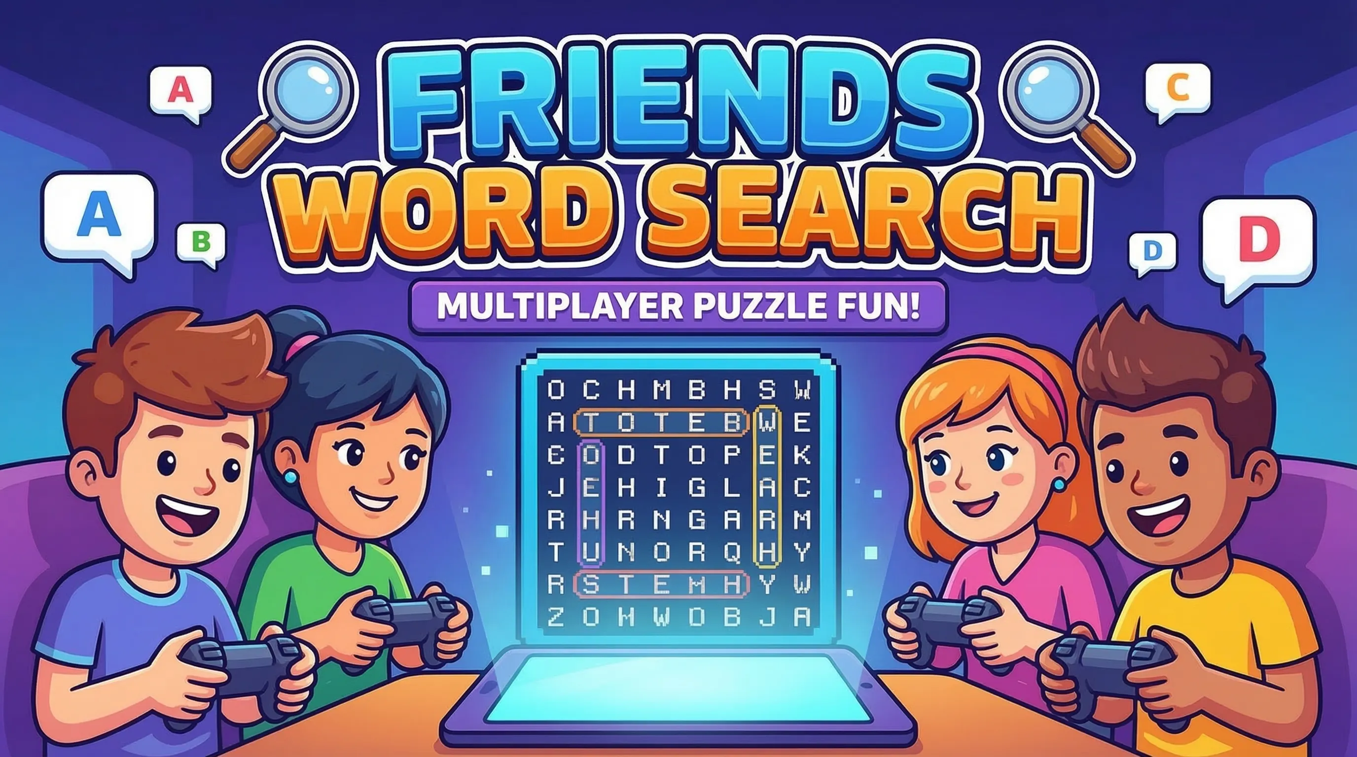 Friends Word Search