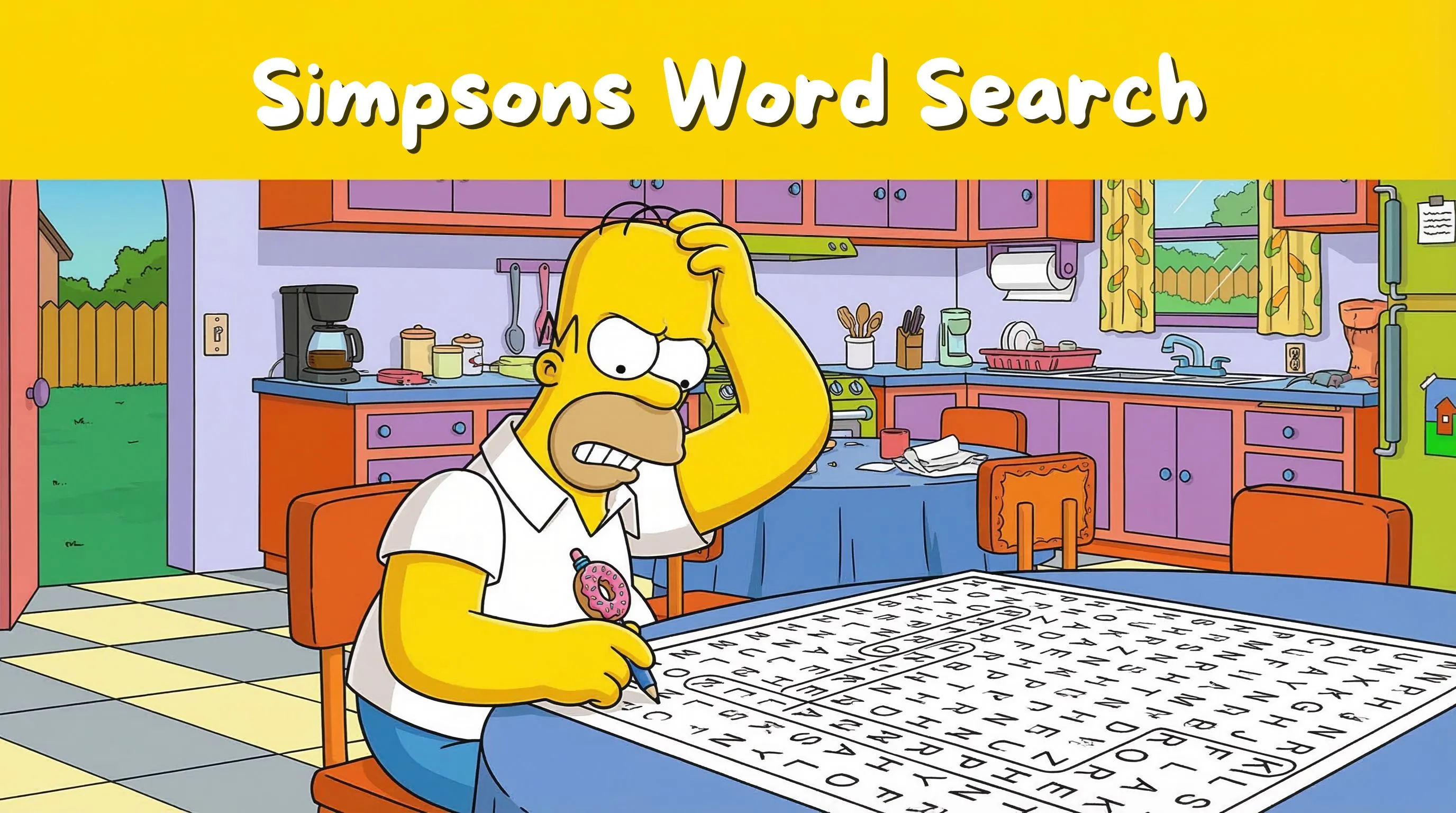 Simpsons Word Search