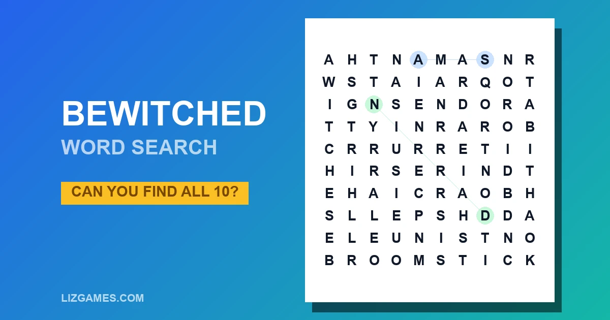 Bewitched Word Search