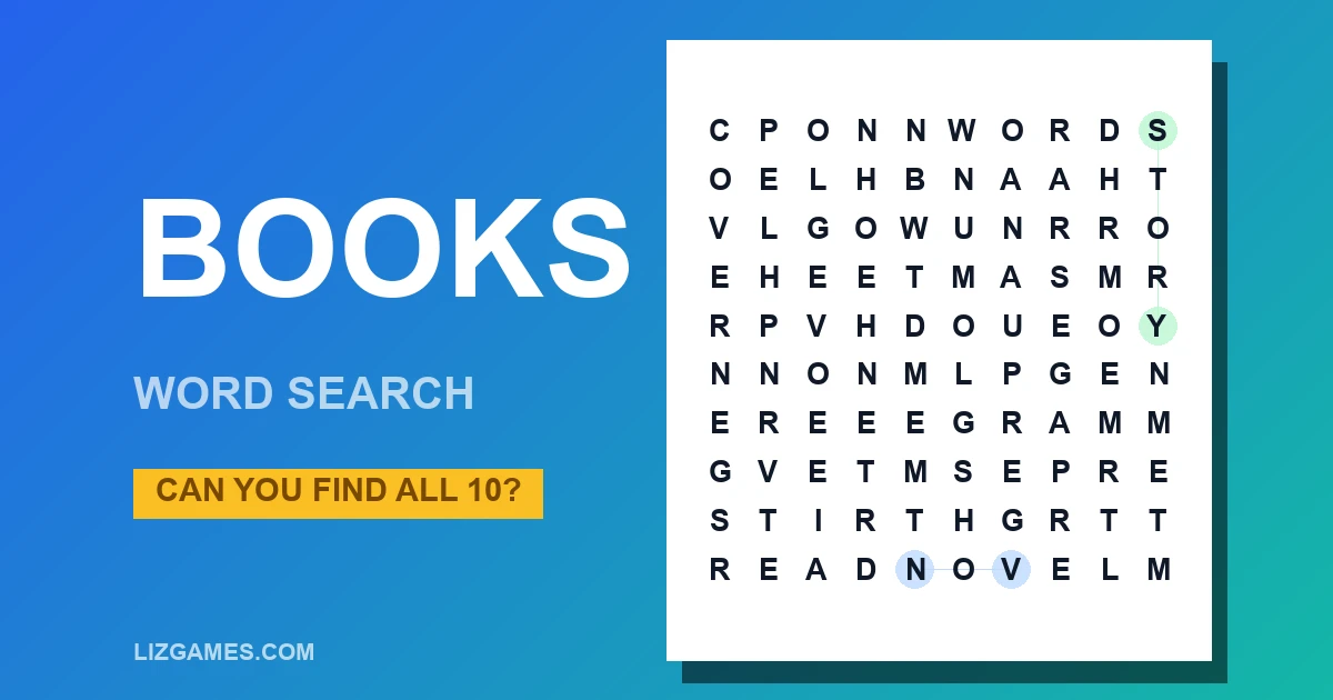 Books Word Search