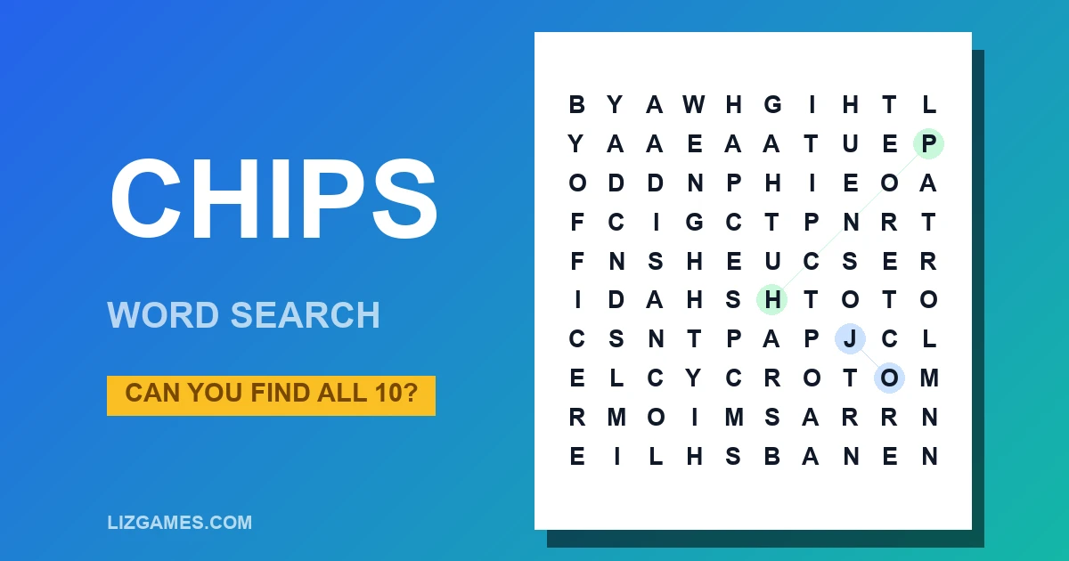 CHiPs Word Search