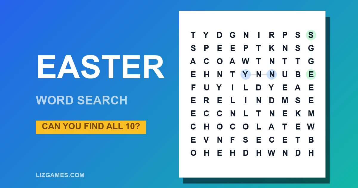 Easter Word Search