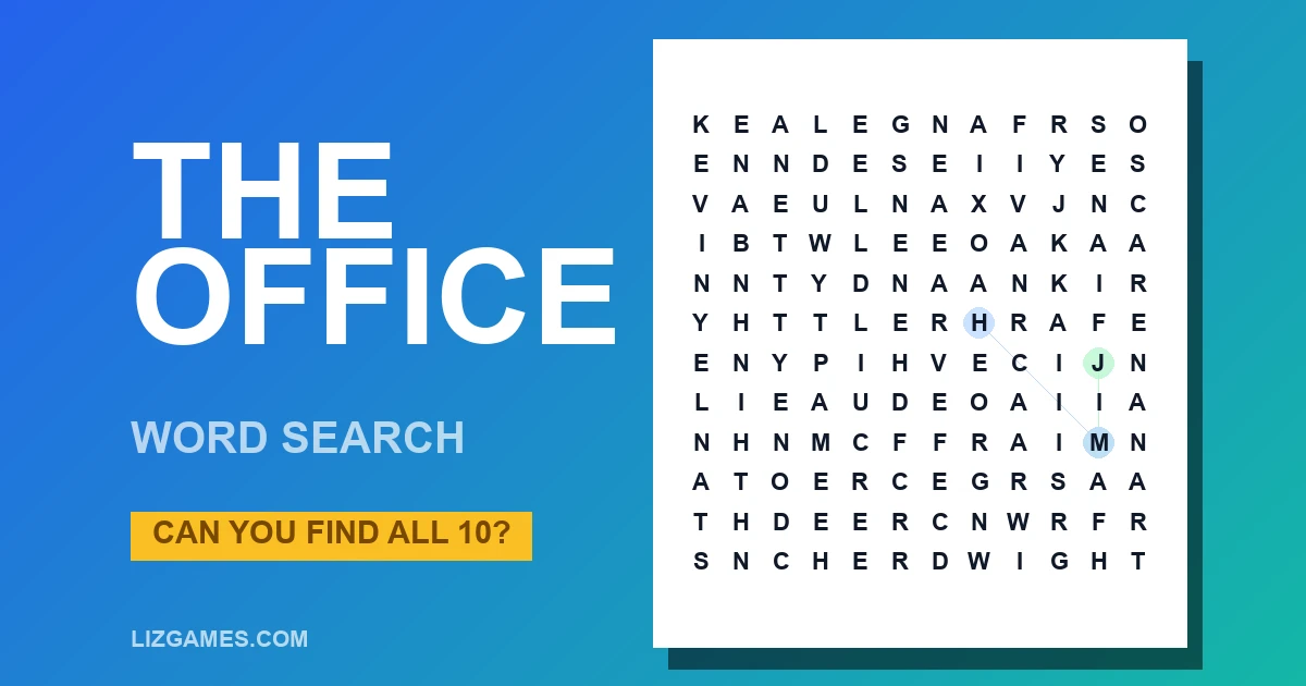 The Office Word Search